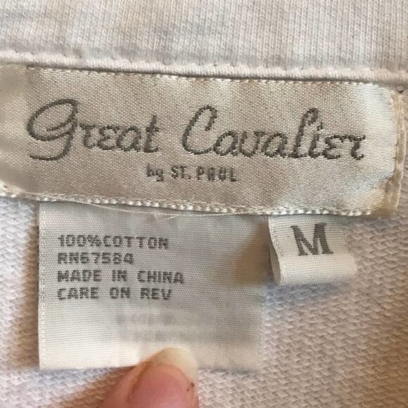Vintage M Great Cavalier by St. Paul white jacket button down - Picture 6 of 9